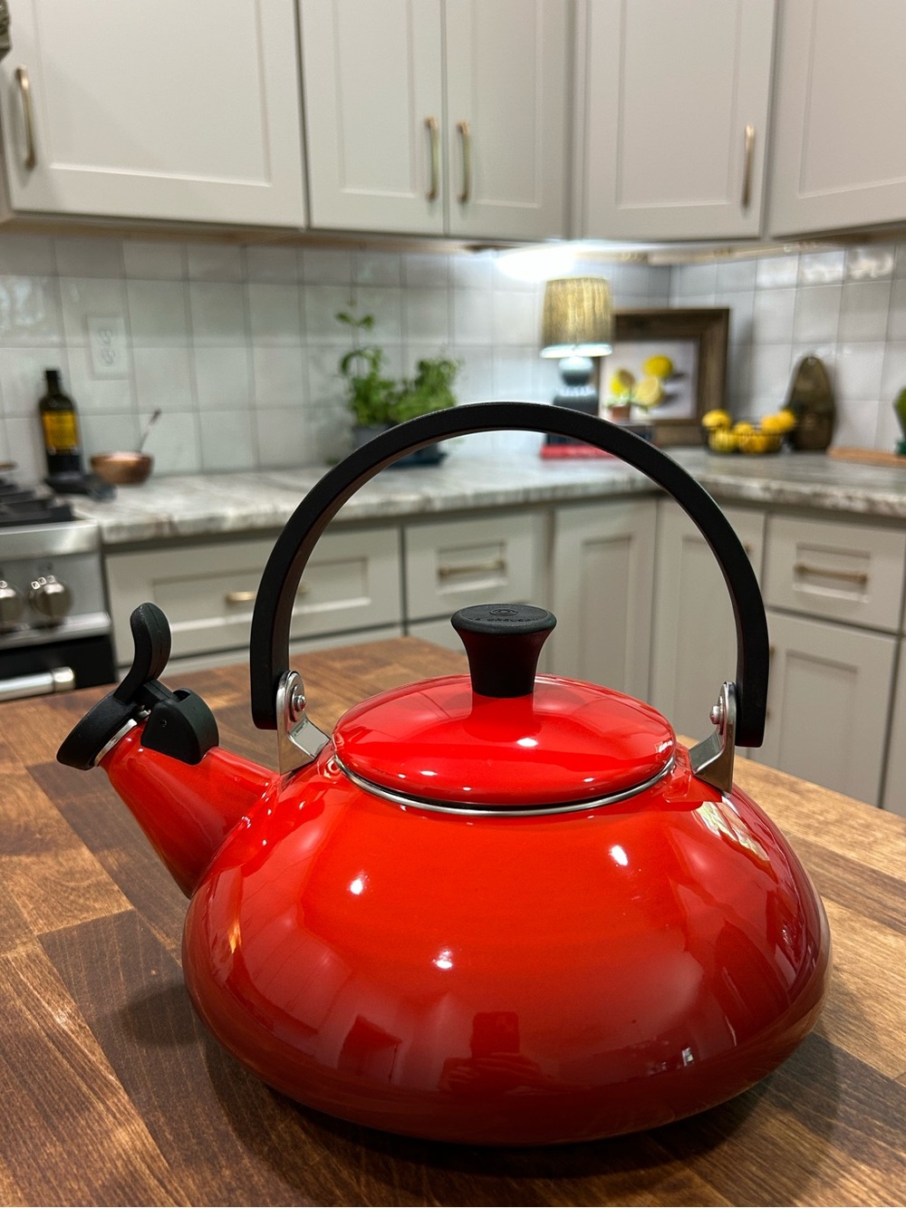 Le Creuset Enamel Zen Whistling Tea Kettle